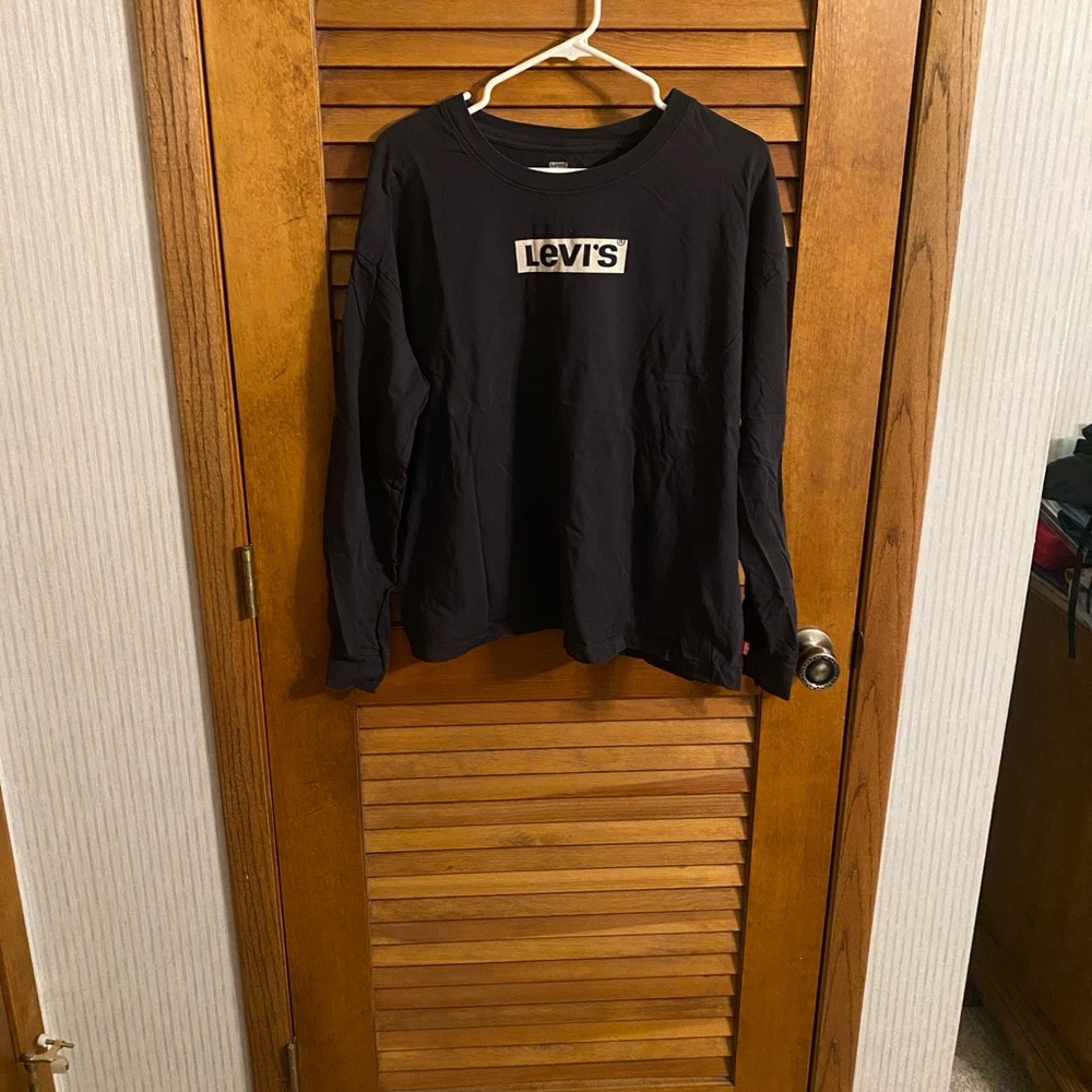 Levi's Women's Black Long Sleeve Daisy Tee